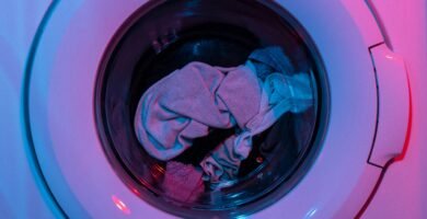 Lavadora moderna optimizada para gastar menos en cada lavado