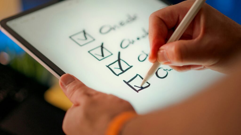 Checklist semanal para tareas de limpieza del hogar